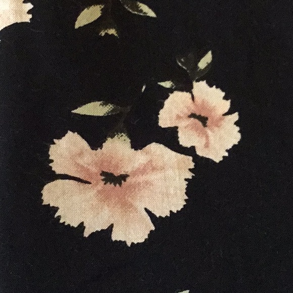 Black top w/ cold shoulders (A1414) - Picture 2 of 5